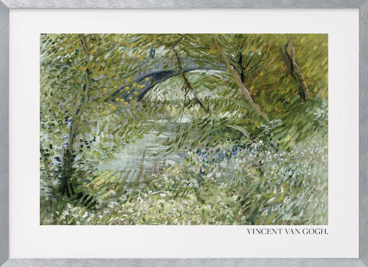 River Bank In Springtime (1887) Horisontal - Poster / Art Print