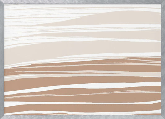 Serene Clay Bands - Poster / Art Print