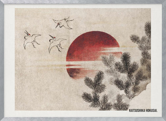 Birds and Sunset, From Album of Sketches (1814) - Poster / Art Print