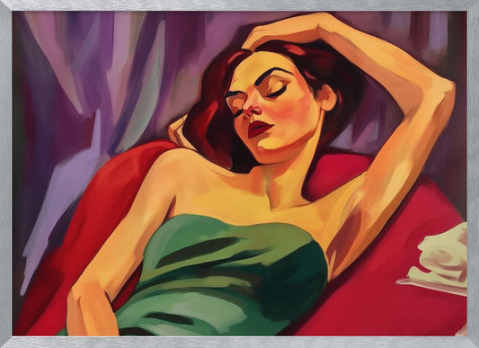 Exhausted - Poster / Art Print