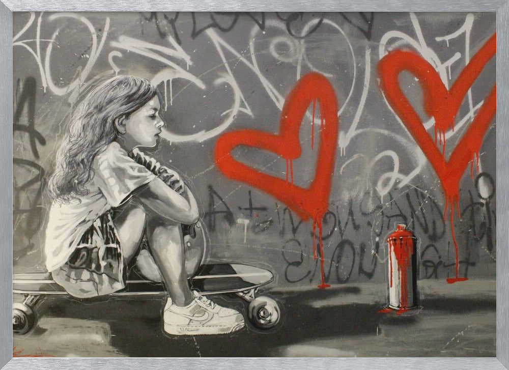 Skater's Dreamscape - You are enough - Poster / Art Print