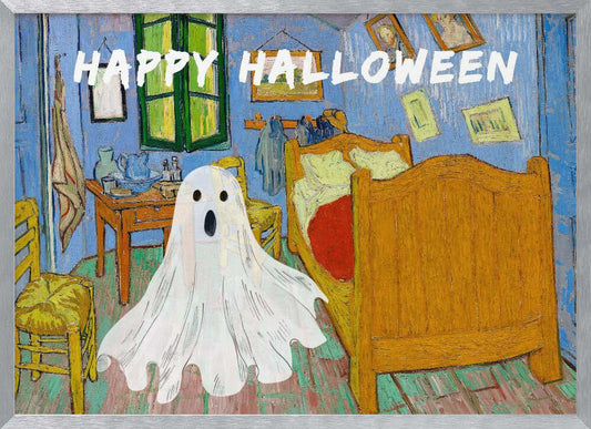 Happy Halloween Van Gogh Collage - Poster / Art Print