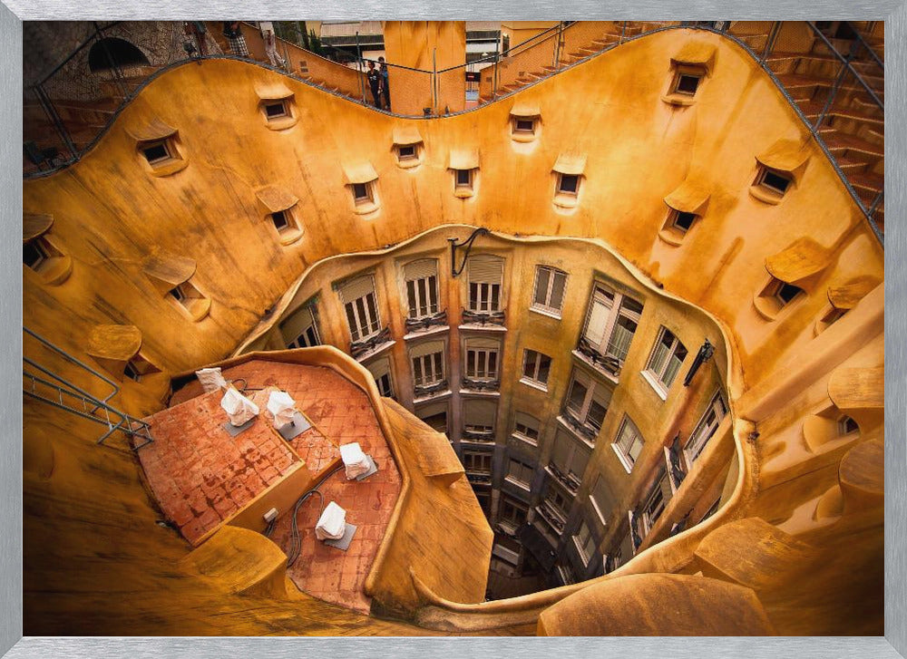 Antoni Gaudí’s La Pedrera  © Nora De Angelli - Poster / Art Print