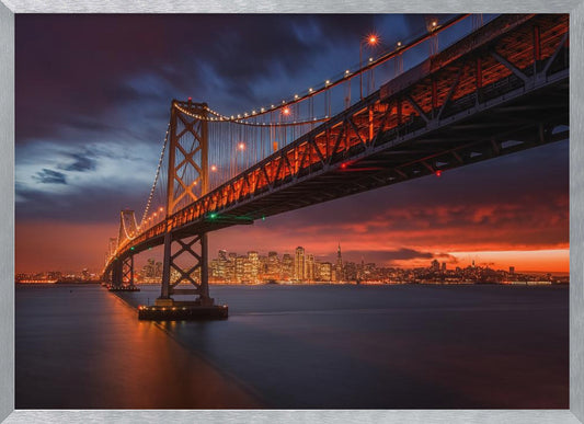 Fire over San Francisco - Poster / Art Print