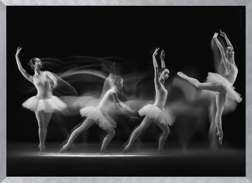 Ballerina Art Wave - Poster / Art Print