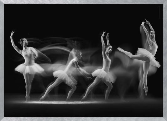 Balerina Art Wave - Poster / Art Print