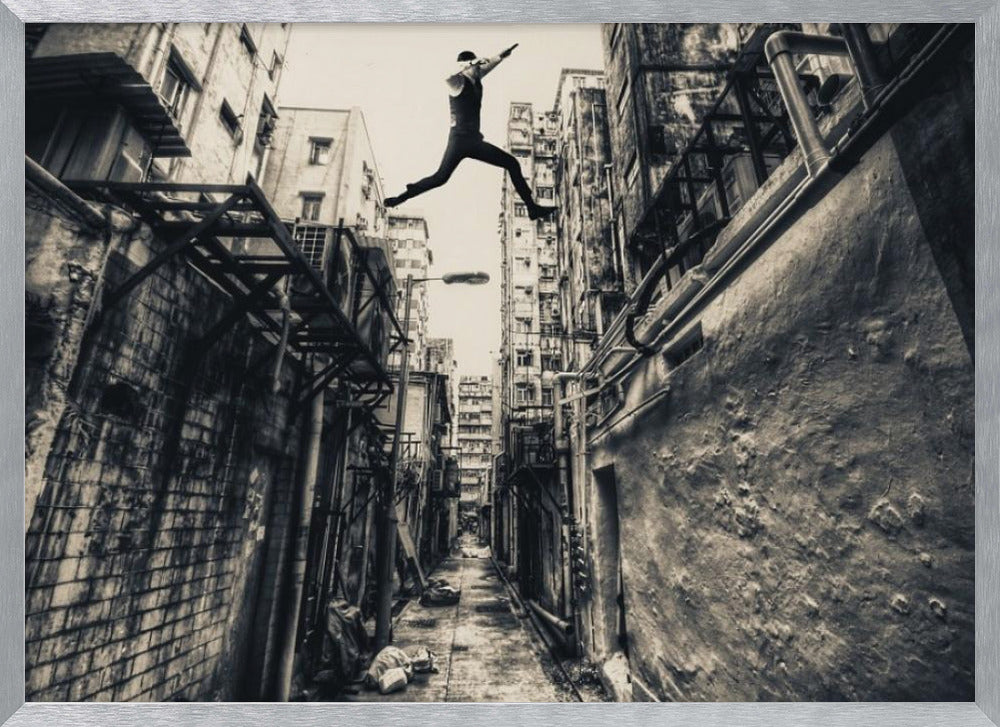 Behind street - Poster / Art Print