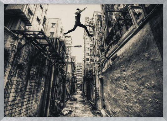 Behind street - Poster / Art Print