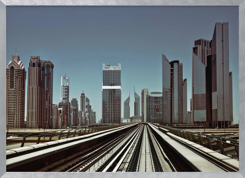 Dubai Metro - Poster / Art Print