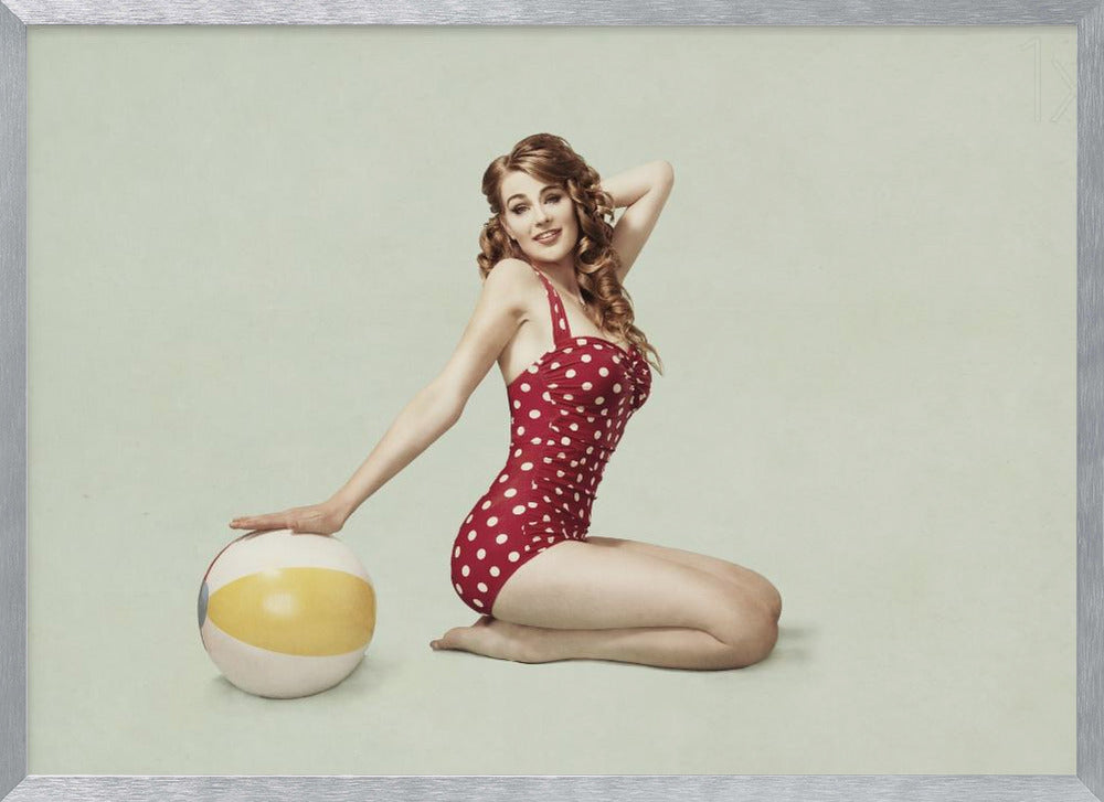 Beach Pin up - Poster / Art Print