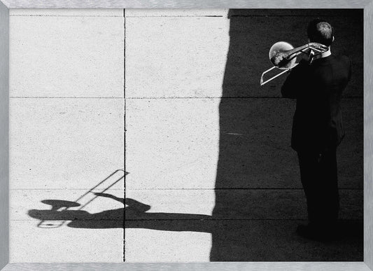 Trombone player - Poster / Art Print