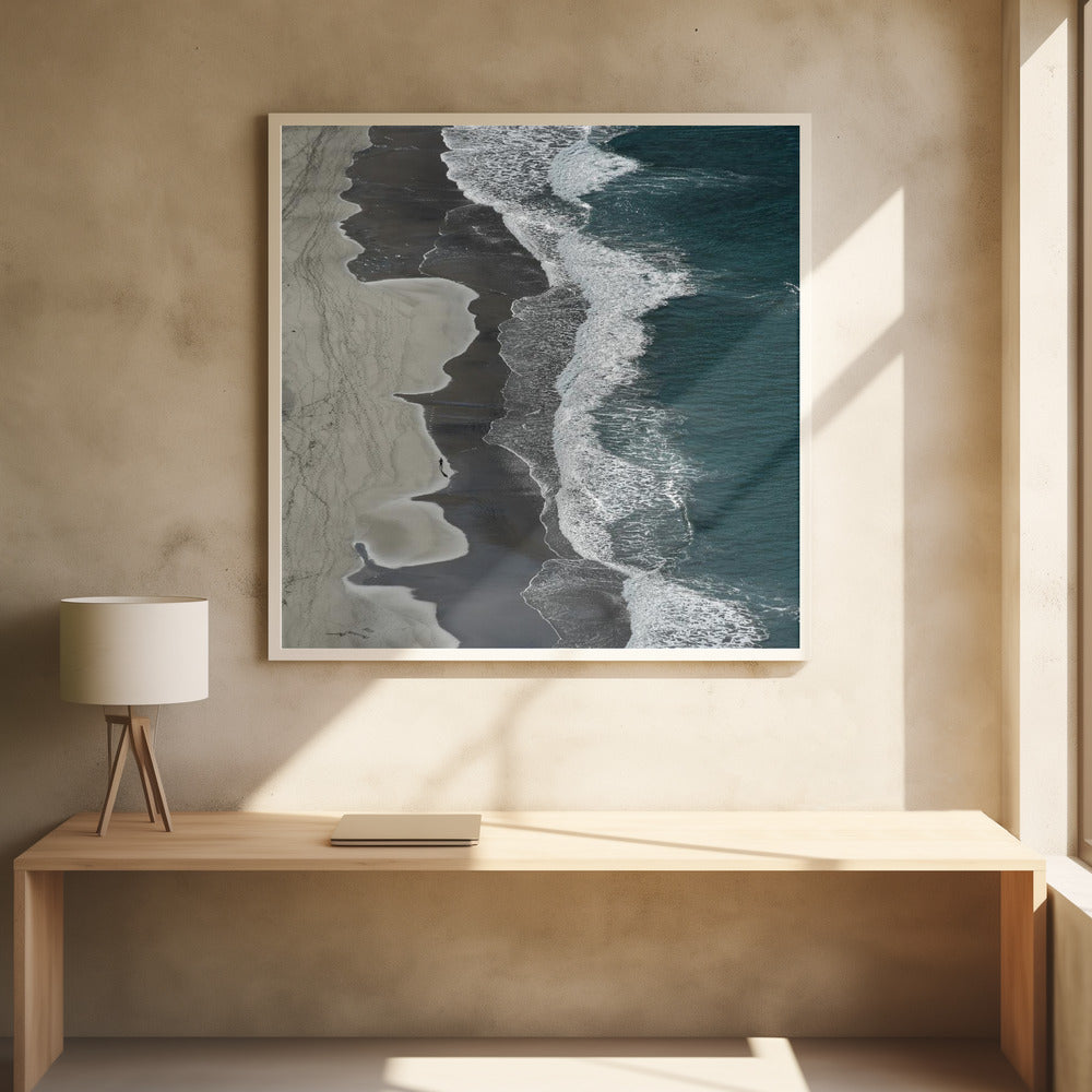 Running waves - Poster / Art Print