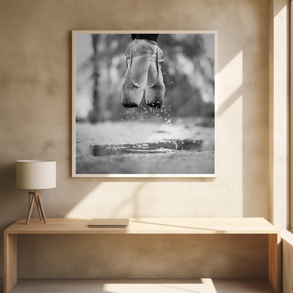 The day we went jumping in puddles - Poster / Art Print