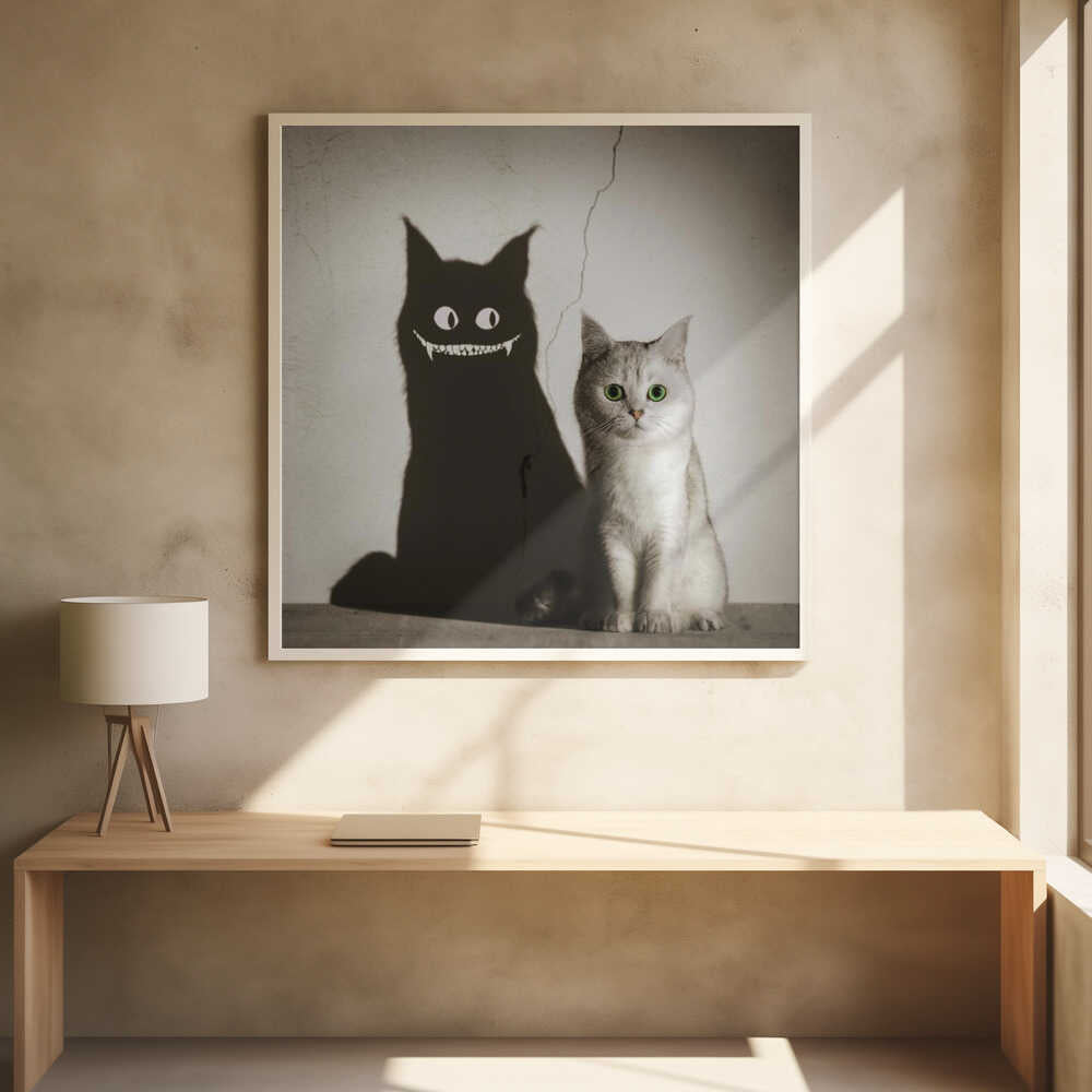 The Shadow Smiles to You - Poster / Art Print