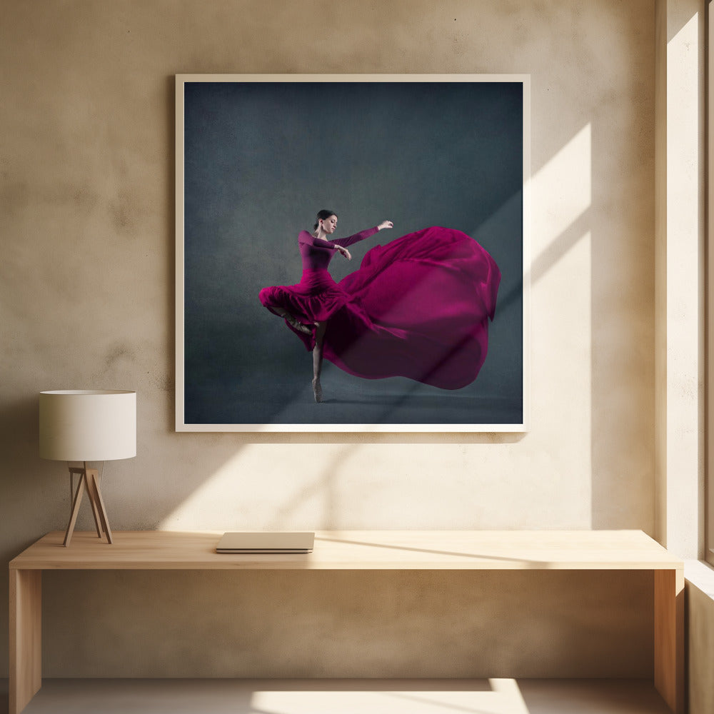 The girl & dance - Poster / Art Print