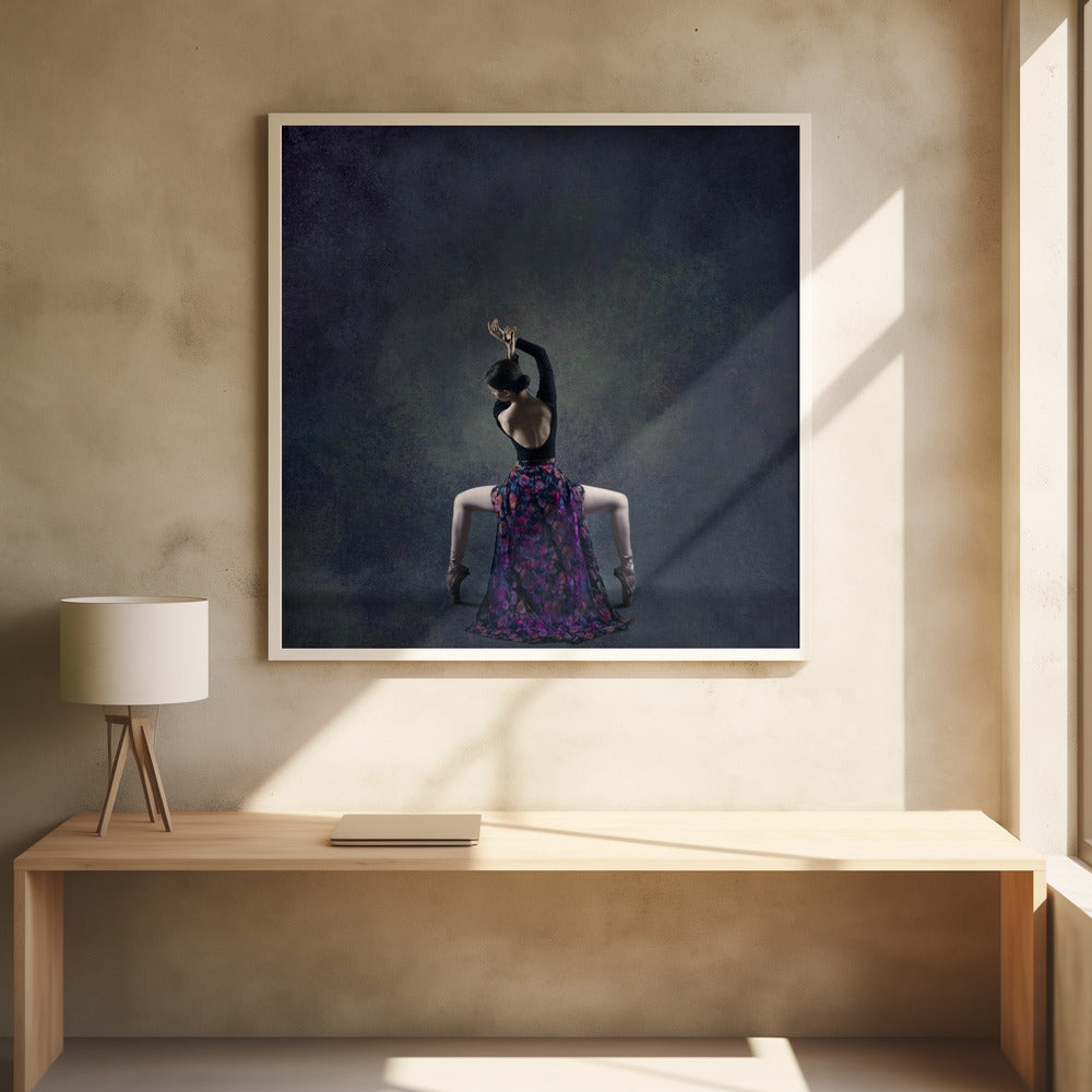 The girl & dance - Poster / Art Print