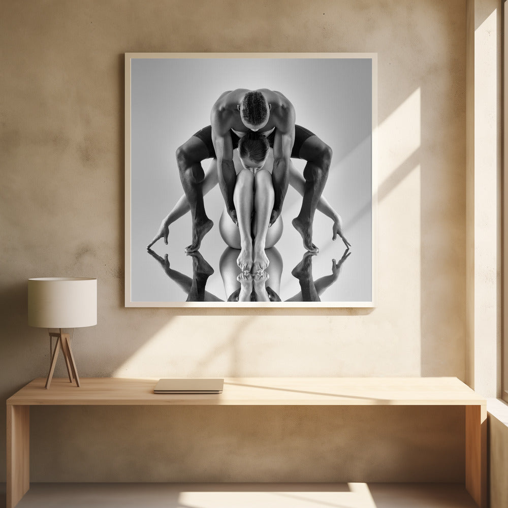 Monochrome Figure Study - Poster / Art Print