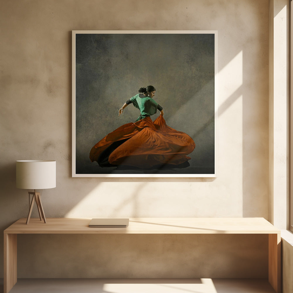 The girl & dance - Poster / Art Print
