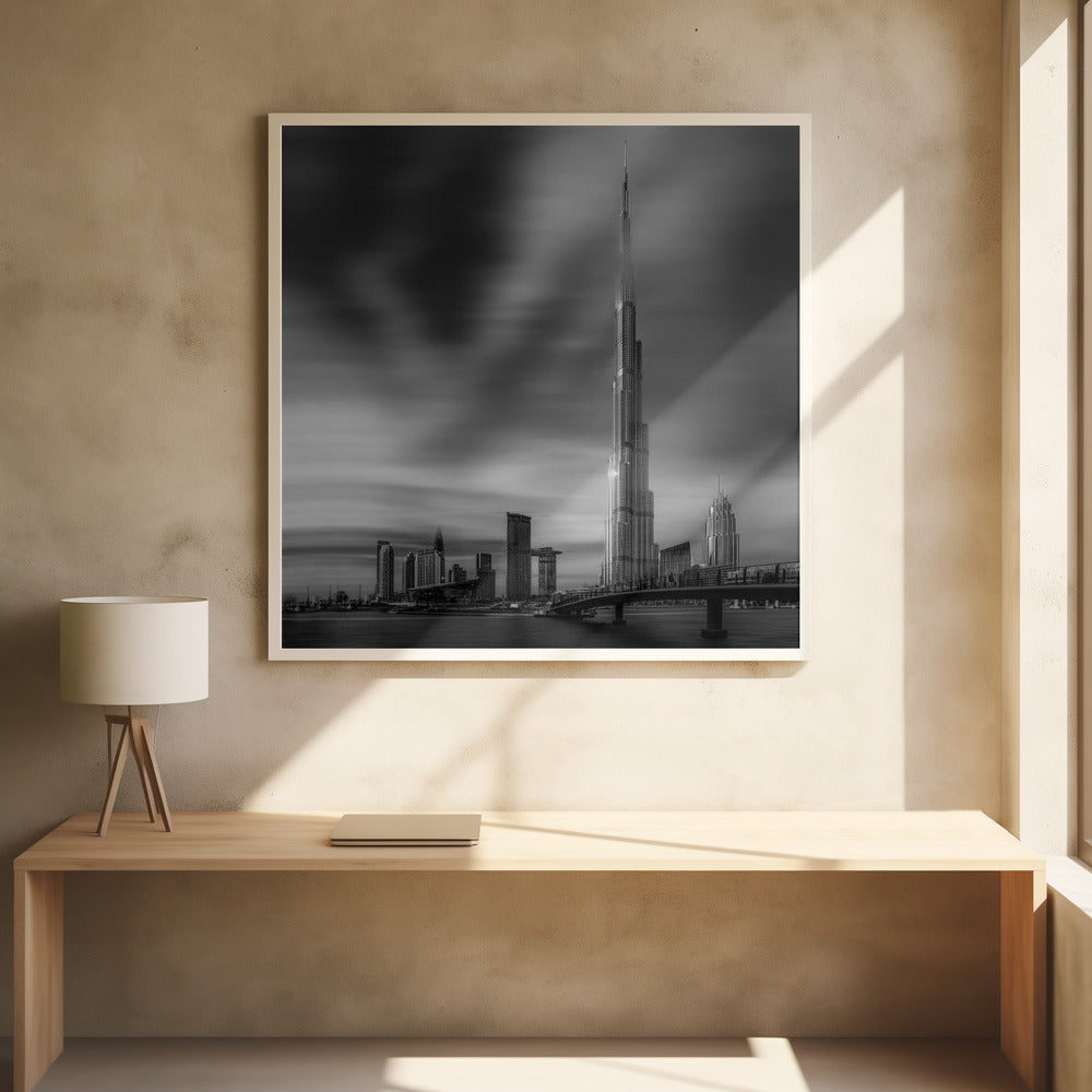 Dubai Downtown Cityscape, Dubai, UAE. - Posters / Art Prints