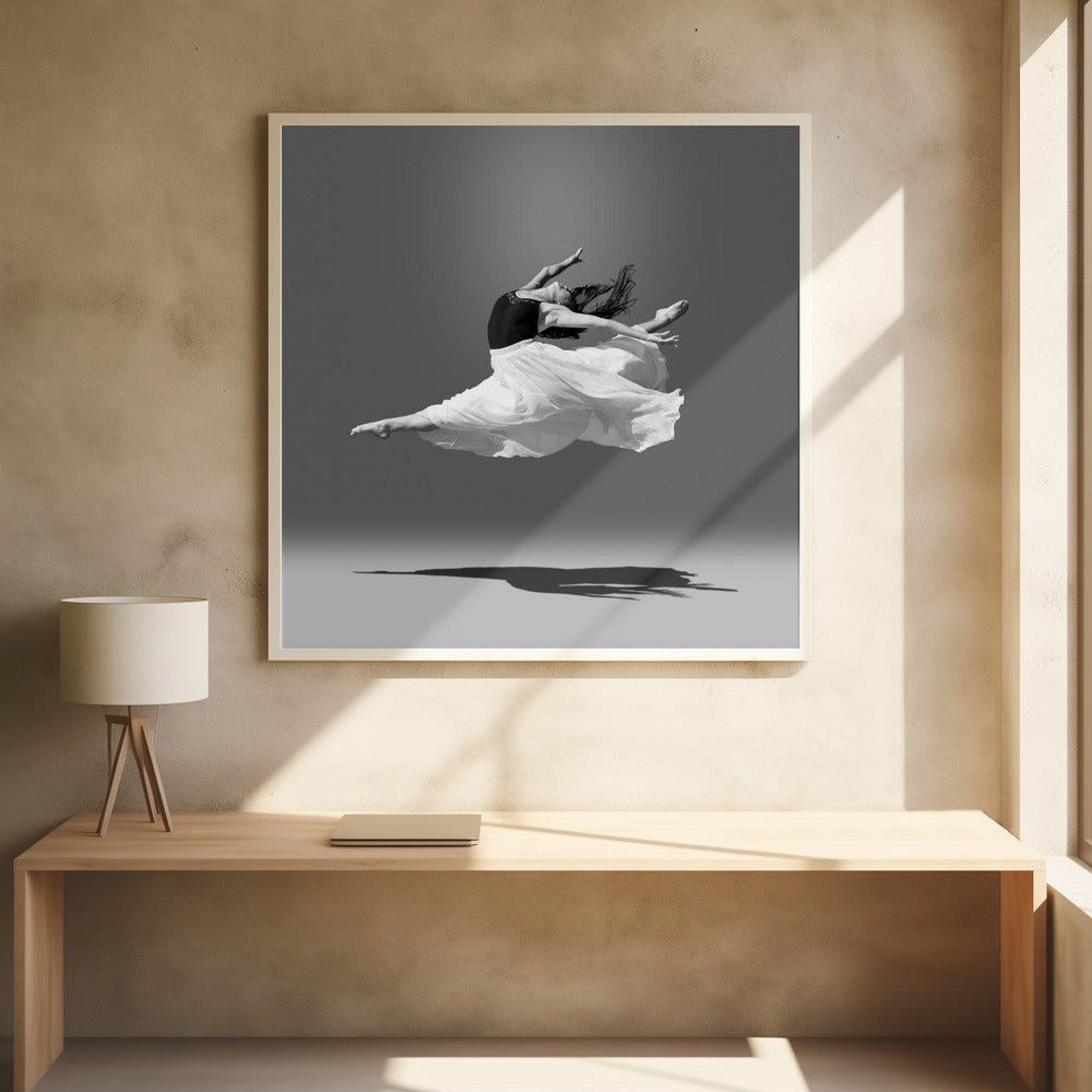 Jumping in air - Poster / Art Print