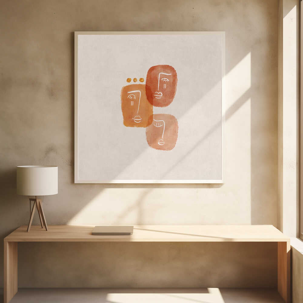 Faces in Harmony - Poster / Art Print