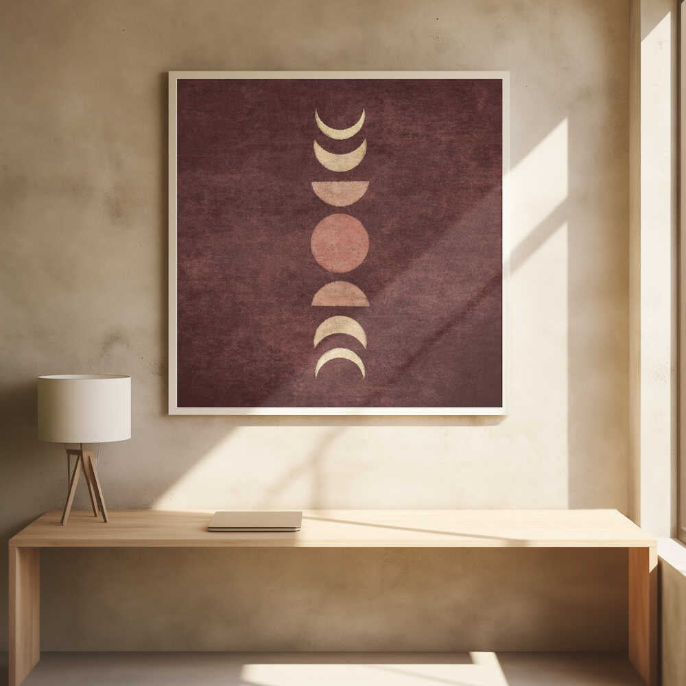 Lunar Phases Alignment - Poster / Art Print