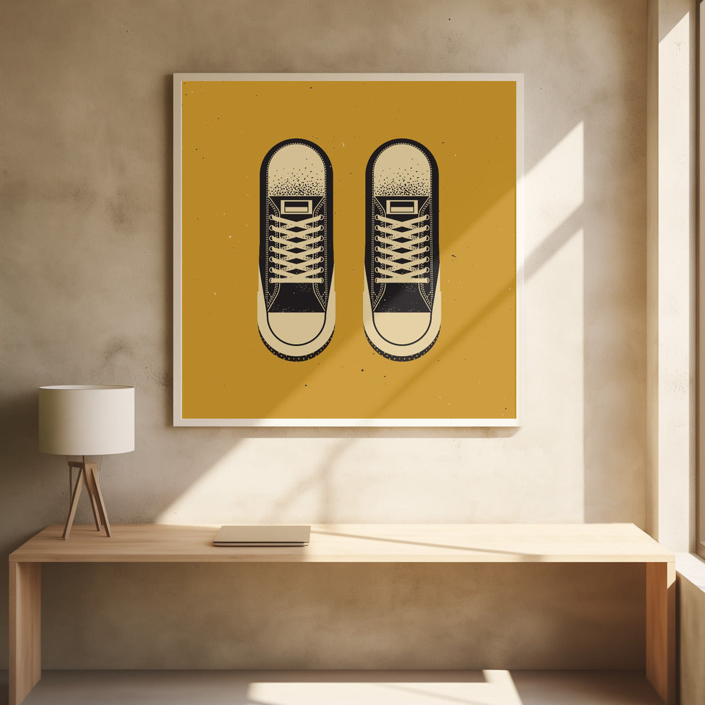 Black Chucks - Poster / Art Print
