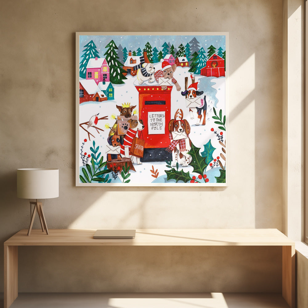 Christmas post - Poster / Art Print