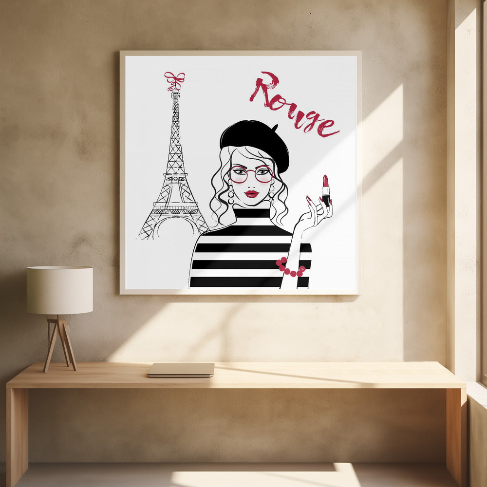 Paris Rouge - Poster / Art Print