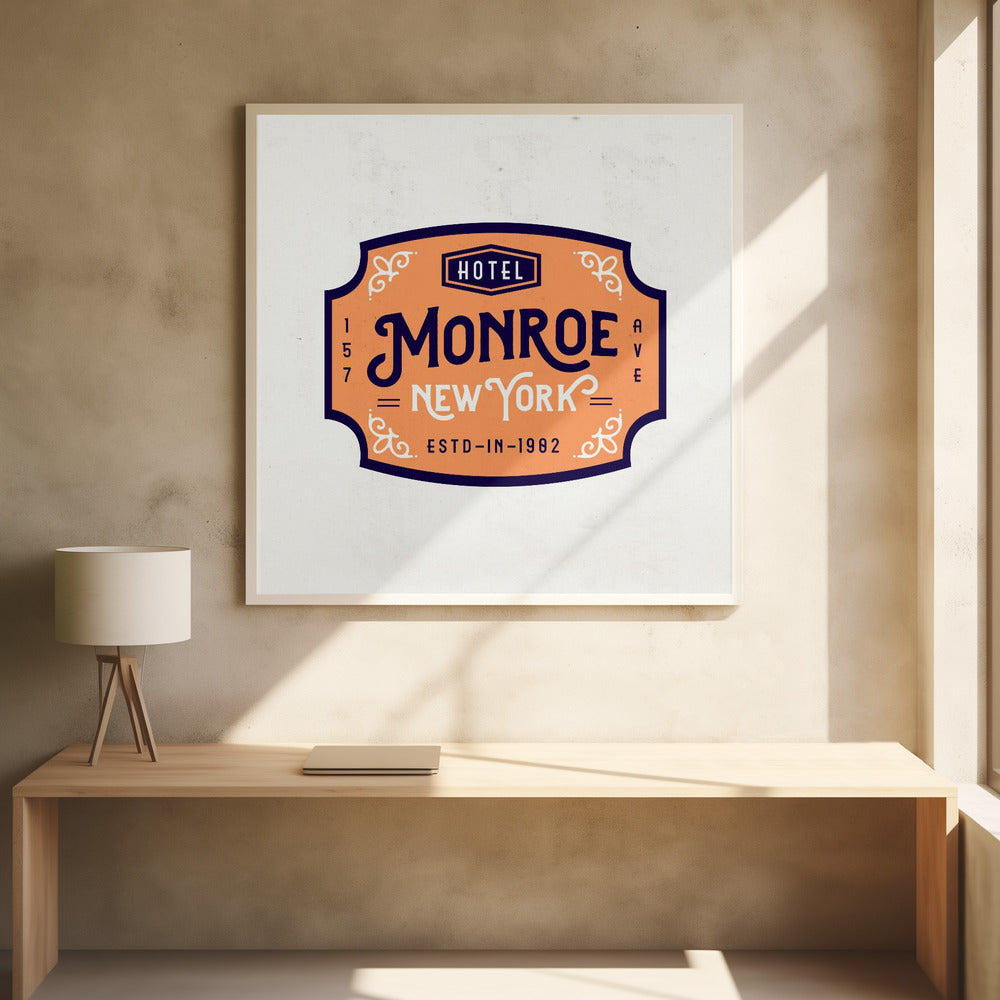 Monroe Hotel New York - Poster / Art Print