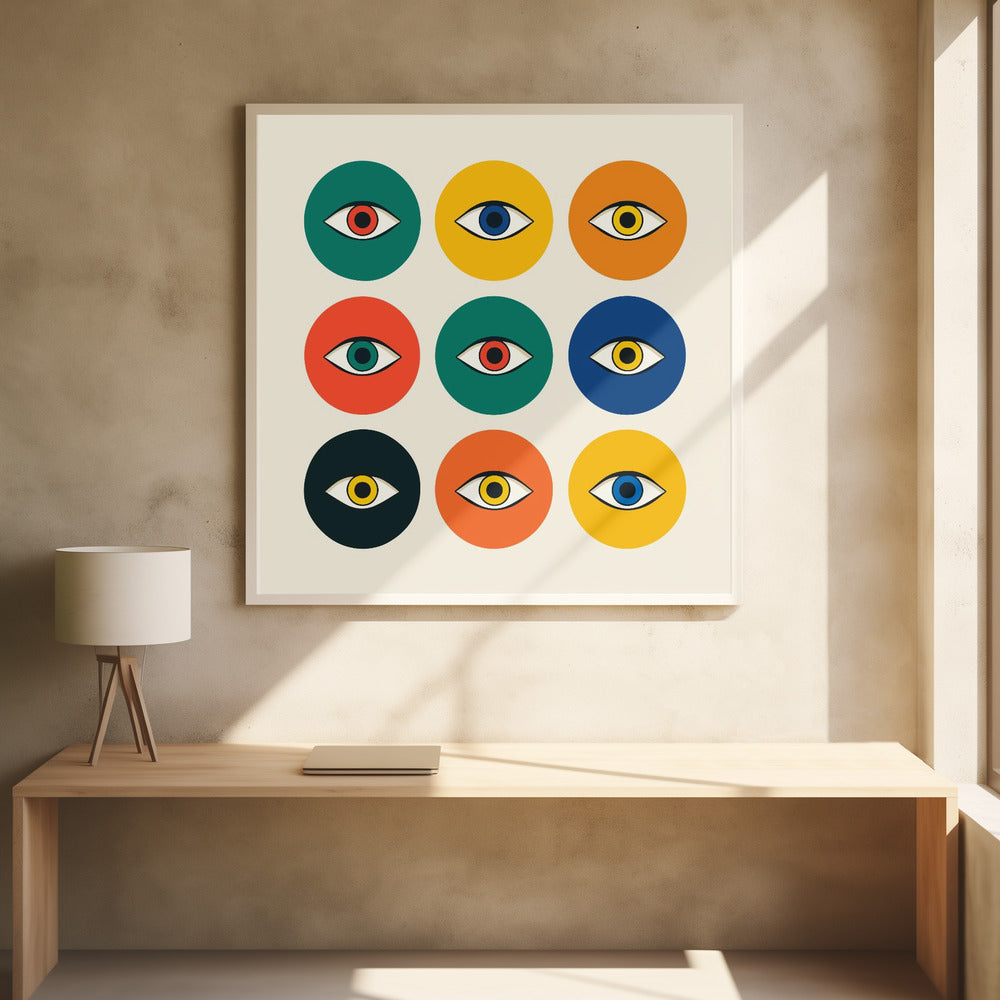 Nine Eyes - Poster / Art Print