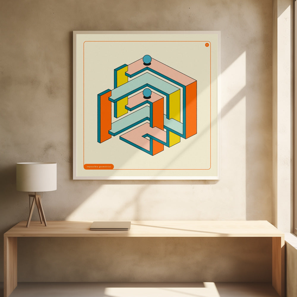 Impossible Geometrics 33 - Poster / Art Print