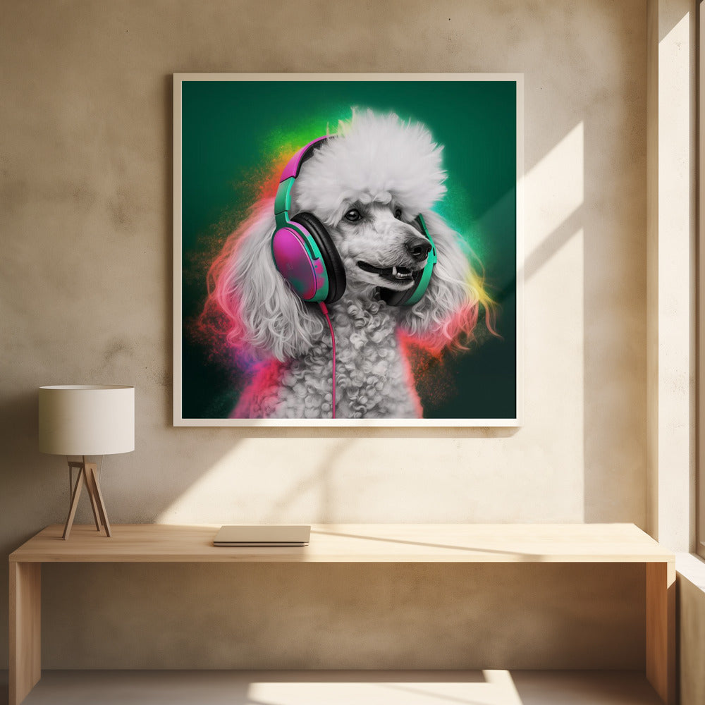 Party Poodle - Poster / Art Print