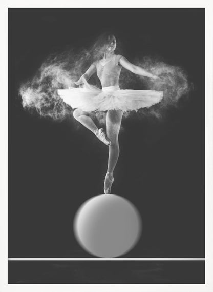 Spin with Ball - Poster / Art Print