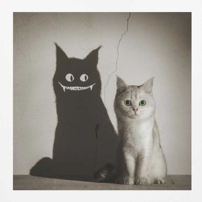 The Shadow Smiles to You - Poster / Art Print