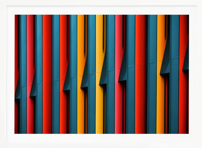Colored Struts - Poster / Art Print