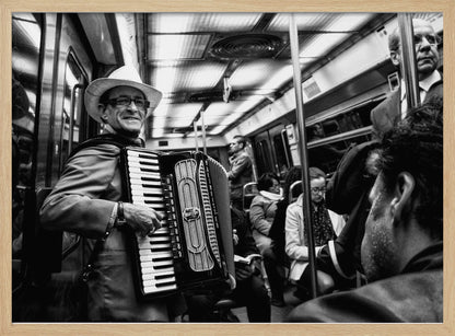 Music on the subway - Poster / Art Print
