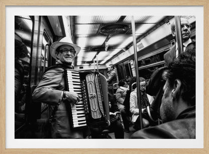 Music on the subway - Poster / Art Print