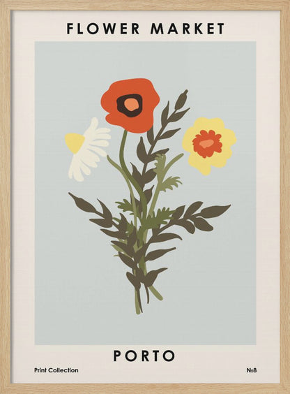 Flower Market Porto - Poster / Art Print