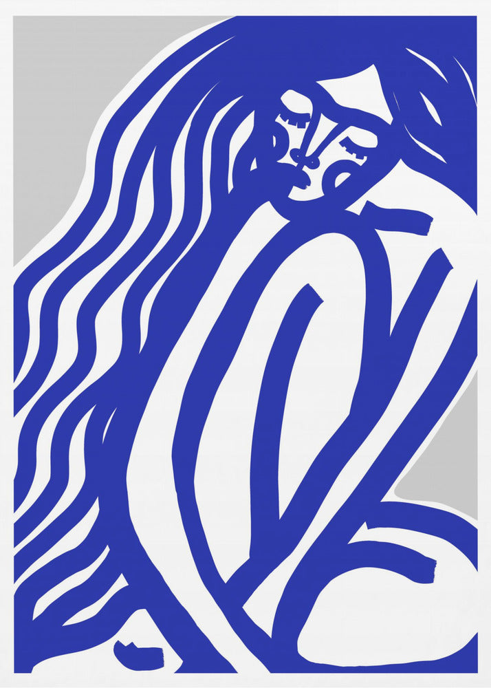 The Silence (Blue) - Poster / Art Print