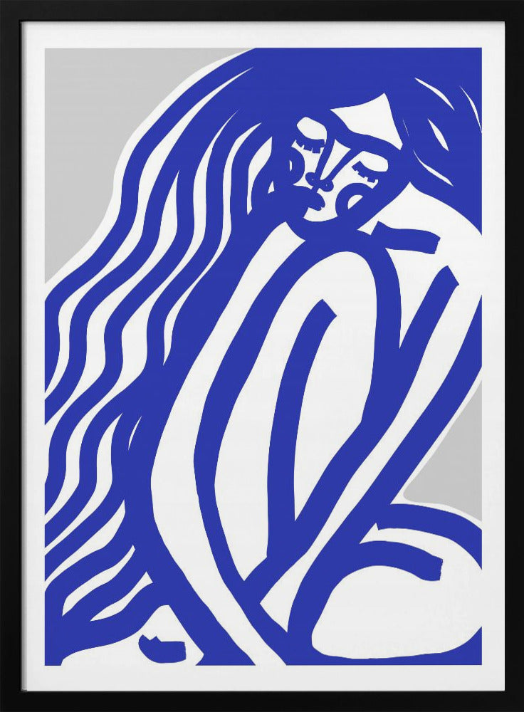 The Silence (Blue) - Poster / Art Print