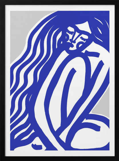 The Silence (Blue) - Poster / Art Print