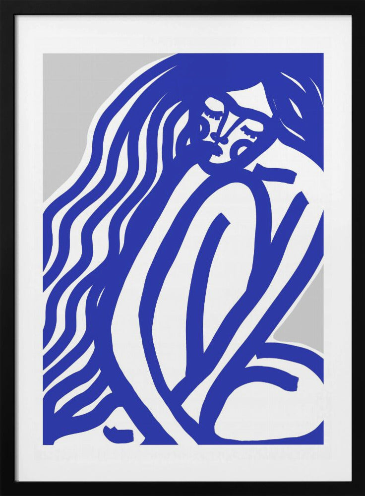 The Silence (Blue) - Poster / Art Print