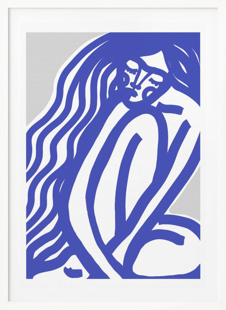 The Silence (Blue) - Poster / Art Print