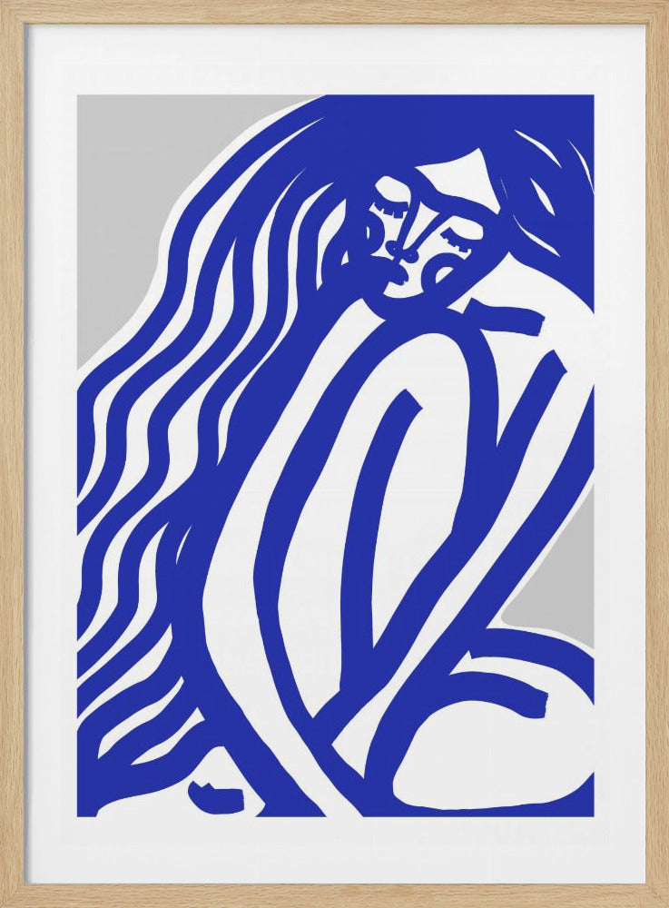 The Silence (Blue) - Poster / Art Print