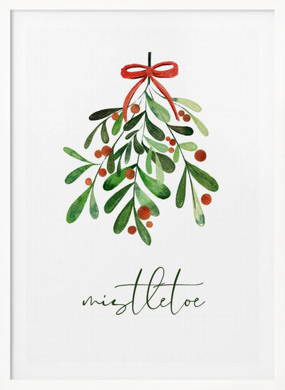 Christmas Mistletoe - Poster / Art Print