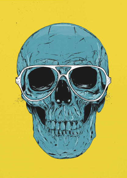 Blue Skull - Poster / Art Print