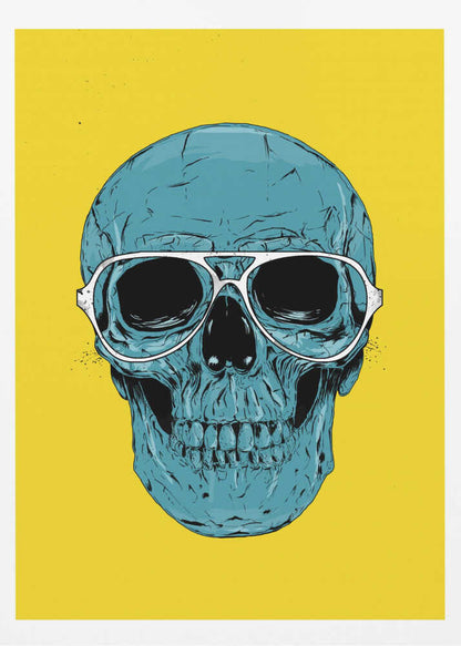 Blue Skull - Poster / Art Print
