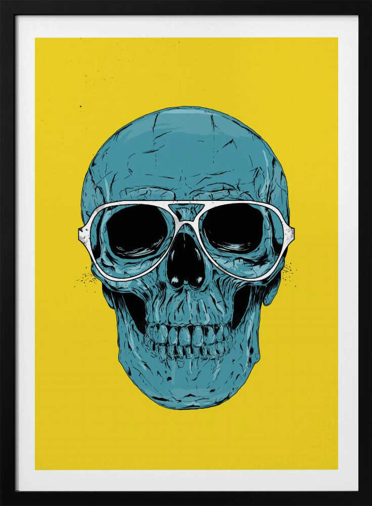 Blue Skull - Poster / Art Print