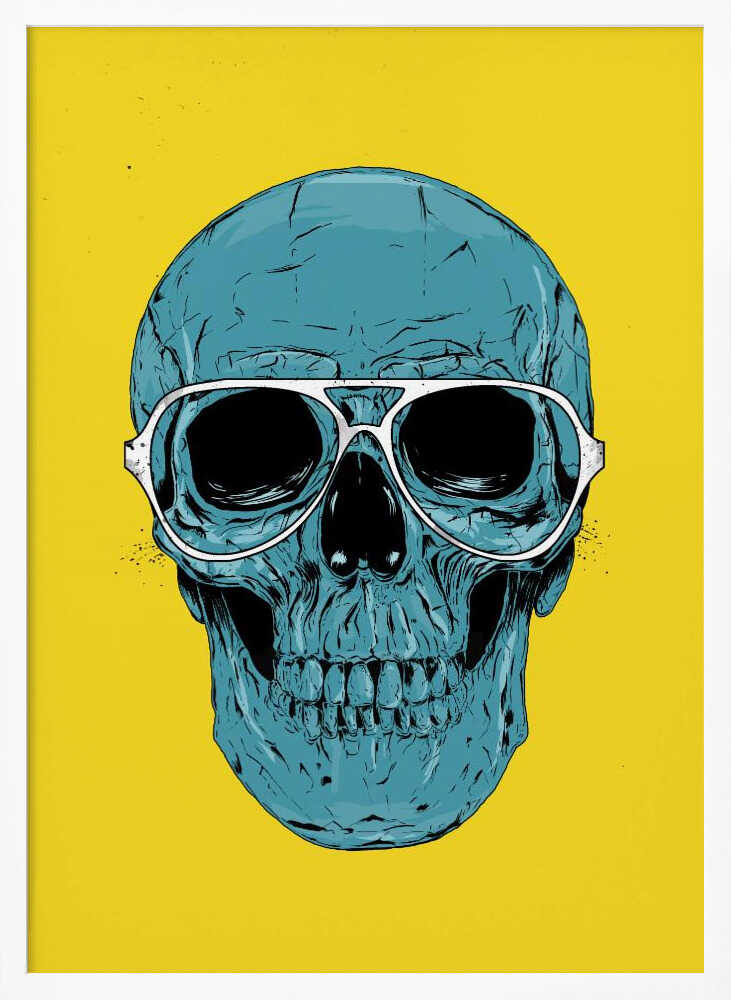 Blue Skull - Poster / Art Print